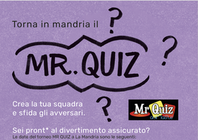 Torna a La Mandria "Mr Quiz?"