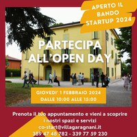 Open Day Co-Start Villa Garagnani