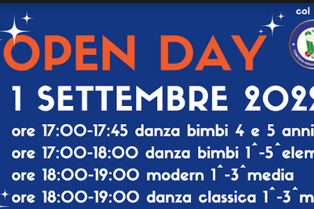 Open Day del Centro Danza del maestro Buratto - 1 settembre 2022