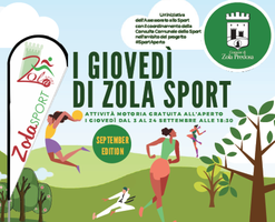 "I giovedì di ZolaSport" September edition: dal 3 al 24 settembre